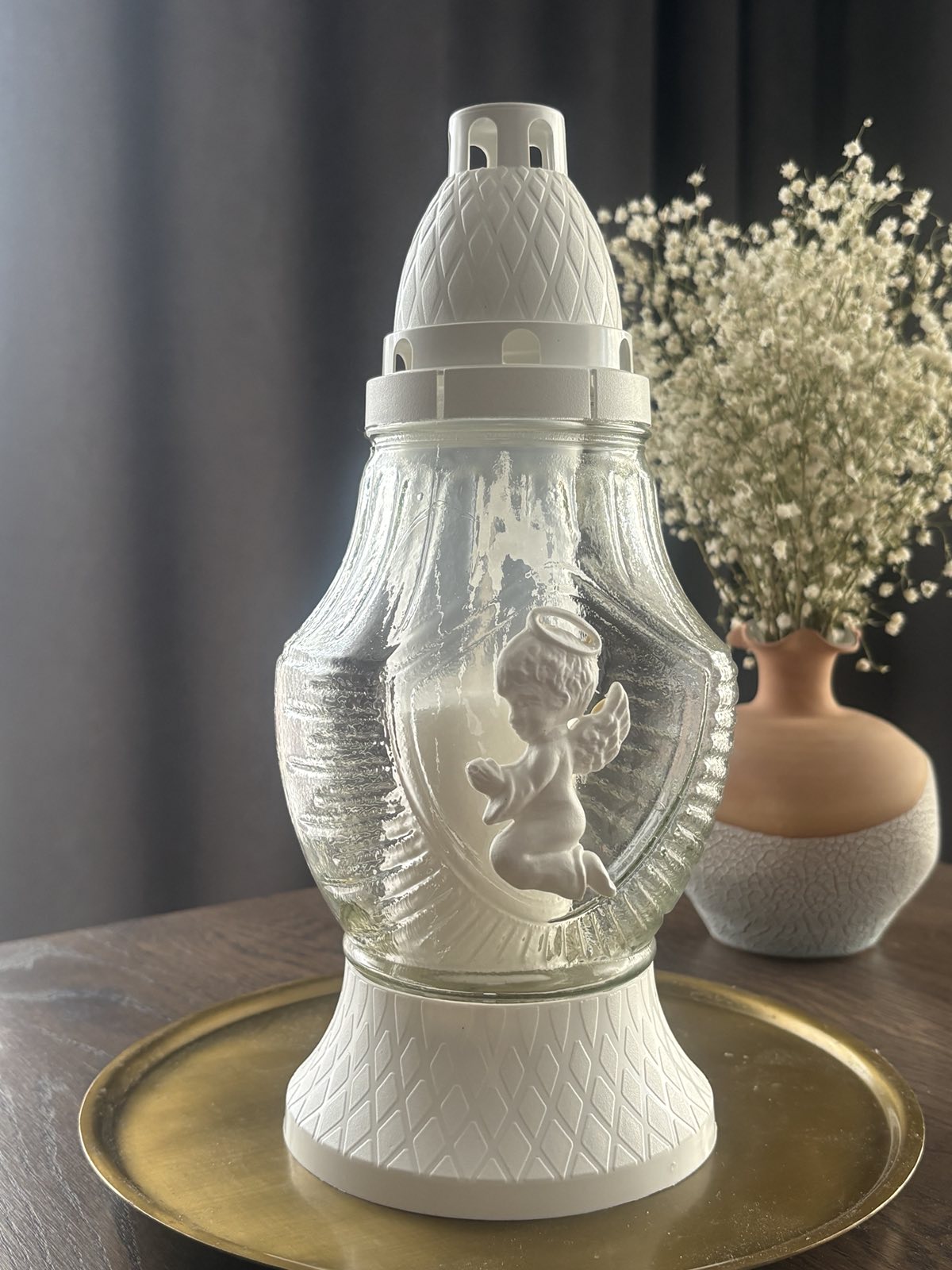 Лампада стеклянная LS-567  АНГЕЛ