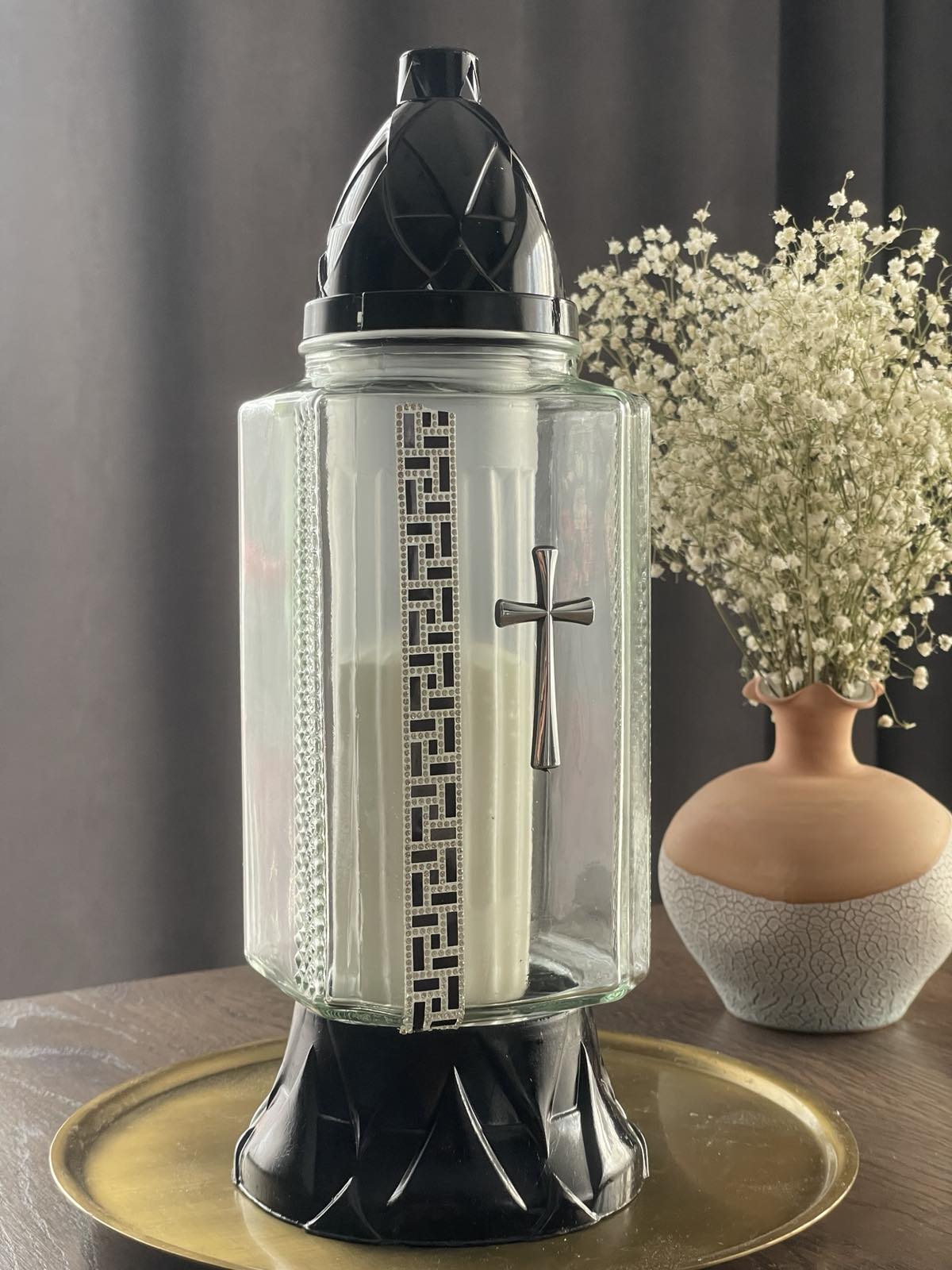 лампада стеклянная  со сменным вкладышем Z-552